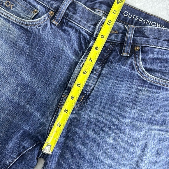 Outerknown Sea Ambassador Button Fly Men’s Slim Fit Indigo Jeans Size 31 X 32 - Picture 12 of 16